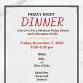 Friday Night Dinner - November 7th event in Roseville, CA