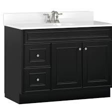 The cabinet is made with 100% solid wood! Briarwood Highpoint 42 W X 21 D Bathroom Vanity Cabinet At Menards