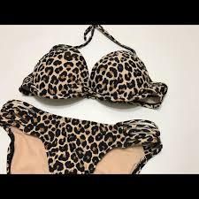 Xhilaration Leopard Bikini Set