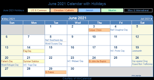 Calendar 2021, with federal holidays and free printable calendar templates in word (.docx), excel (.xlsx) & pdf formats. Print Friendly June 2021 Us Calendar For Printing