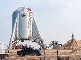The starship prototype will descend under active aerodynamic control, accomplished by independent movement of two forward and two aft flaps on the vehicle. Inside Spacex S Texas Launch Site For Starship Mars Rockets Photos Business Insider