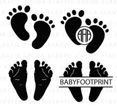 Baby Footprint Svg File Baby Feet Clipart Baby Feet Etsy Baby Feet Baby Clip Art Baby Footprints