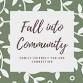 Falling into Community event image