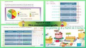 Libro y texto contestado y resuelto de matematicas para 5 grado de formacion basica.esta guía del docente esta destinada para maestros pero puede ser usada por estudiantes bajo su responsabilidad. Paginas 41 A La 42 Libro Matematicas 6 Grado Youtube