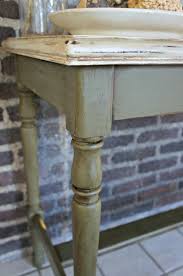 Old White On Top Mix Of Olive And French Linen On The Bottom Painted Furniture Paint Furniture Furniture Makeover