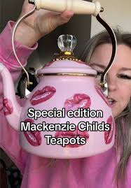 Stunning Mackenzie Childs Teapot from QVC Shop