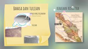 Satu kawasan yang meninggalkan tinggalan sejarah zaman protosejarah di yang dimainkan oleh masyarakat tempatan dalam membangunkan kerajaan kedah tua. Sejarah T2 Bab 3 Sosiobudaya Masyarakat Kerajaan Alam Melayu 3 1 Bahasa Dan Tulisan Youtube