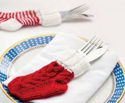 Table decorations & settings └ seasonal decorations └ celebrations & occasions └ home, furniture & diy all categories antiques art baby books, comics & magazines business, office & industrial £2.19 new. Christmas Cutlery Holders Free Knitting Pattern Cutlery Holder Christmas Cutlery Christmas Knitting Patterns