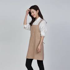 Buy functional aprons to suit cafes, restaurants and bars. Cotton Apron Korean Uniforms Kitchen Coffee Shop Milk Tea Nail Shop Men And Women Aliexpress