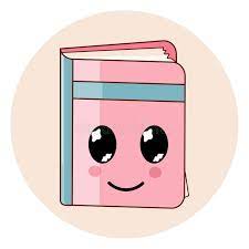 Kawaii Book Icon Isolated Cartoon Flat Style Emoji Stock Vector Illustration Of Eyes Book 140853226