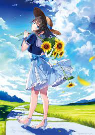 original girl one piece 来年の夏また会おうね pixiv 夏 イラスト 女の子 アニメの風景 かわいい 女の子 イラスト