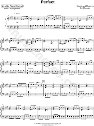 My Little Piano Channel Perfect Sheet Music Piano Solo In Ab Major Download Print Keyboard Lessons Sheet Music Piano Lessons