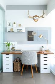 Choose a tabletop, complementary legs or table bucks and other additional elements such as attachments or drawer elements. Diy Butcher Block Desk Home Office Decor Home Office Space Ikea Storage Cabinets