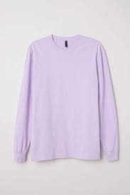 Long Sleeved Shirt Light Purple Men H M Us Purple Shirt Outfits Purple Long Sleeve Tops Stylish Summer Outfits