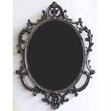 Vintage Black Mirror By Sophie Use Victorian Mirror Gothic Home Decor Gothic Mirror
