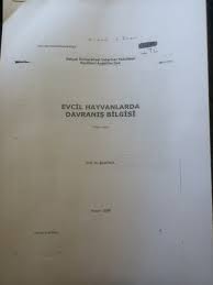 hayvan davranislari ders notlari prof dr seref inal vetokopi ozlu sozler davranis hayvan