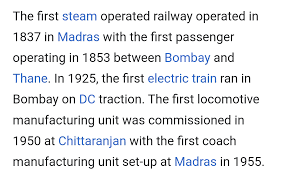 16th April 1853, Indias first train ...