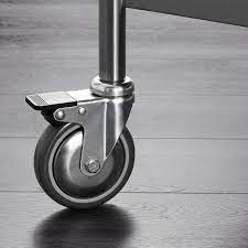 Stainless steel, stainless steel top panel: Buy Flytta Kitchen Trolley 98x57 Cm Online Uae Ikea