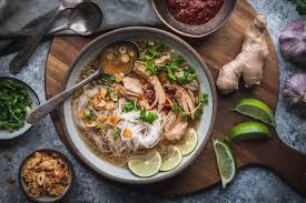 If this does not cut it back enough and you are on a low sodium diet then you may need to skip using this recipe. Gingery Chicken And Rice Noodle Soup With Crispy Garlic Recipes
