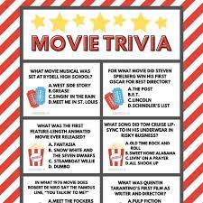 It's like the trivia that plays before the movie starts at the theater, but waaaaaaay longer. Easy Movie Trivia Questions Multiple Choice Questions And Answers