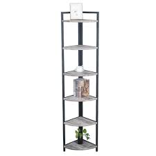 ( 3.5) out of 5 stars. Industrial Wood Corner Shelf 6 Tier Corner Bookcases And Book Shelves 6 Shelf Vintage Display Corner Storage Rack Wall Corner Bookshelf Metal Corner Stand Book Shelf Unit Iron Living Room Furniture Buy Online In Antigua
