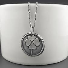 An ideal silver gift to wish someone luck for a special moment or occasion. Lucky Four Leaf Clover Necklace