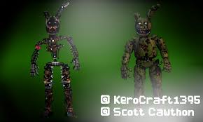 The purple guy and the child missing: Springtrap Endoskeleton By Kero1395 On Deviantart