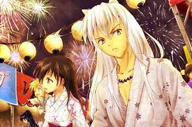 Inuyasha Kagome And Shippo Summer Festival Inuyasha Anime Anime Images