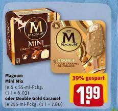 Johnyboy — не доверяю (gold magnum dub remix) 01:13. Magnum Mini Mix Oder Double Gold Caramel Angebot Bei Rewe City