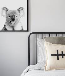 Black And White Australian Animal Prints Black And White Koala Print Australian Animal Prints Australian Gifts Australian Animals Koala Wall Art Photography Print Nursery Decor Animal Wall Art Decor Photography Prints Art Art Wall Kids