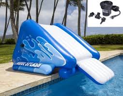 I really don't mind the labor of taking down the pool or the labor of the set up. Intex Kool Splash Inflatable Swimming Pool Water Slide Quick Fill Air Pump Pool Products Shop