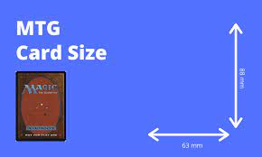 Include no more than four copies of any individual card in your main deck and sideboard combined (except basic lands). What Is The Mtg Card Size Magic The Gathering Official Size