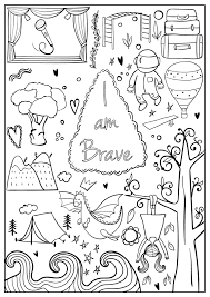 Circle the uppercase letter i's coloring page. Coloring Page From From I Am Confident Brave Beautiful A Coloring Book For Girls Coloring Books Free Coloring Pages Coloring Pages