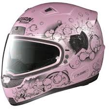 Nolan N85 Frizzy N Com Pearl Pink Full Face Motorcycle