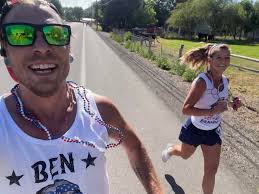 I started running 4 years ago and could barely get under a 12 minute mile  pace… this weekend my hubby and I ran a 5k together and both placed 1st in  our