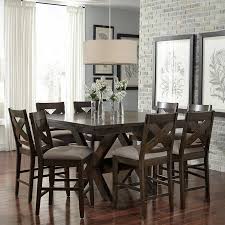 Felicia 9 Piece Counter Height Dining Set Counter Height Dining Room Tables Counter Height Dining Sets Pub Table And Chairs