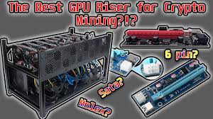 Looking for the best mining gpu & motherboard for earning bitcoin, ethereum and other cryptocurrencies? Best Crypto Mining Risers Gpu Risers Youtube