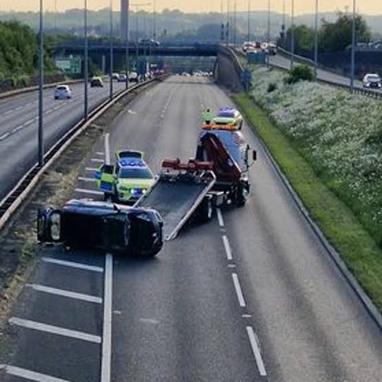 A50 traffic 'chaos' in Stoke-on-Trent as car ends up on its side - The  Sentinel