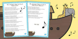 The Animals Went In Two By Two Song Primary Resources