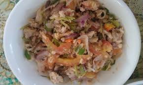 1 biji bawang besar (didadu) 1 biji tomato. Kerabu Ikan Kembung Thai Style Mak Long S Kitchen