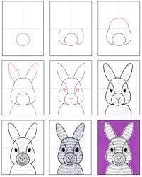 Let's learn how to draw bugs bunny facethis is a very easy bugs bunny drawing for beginners and i am sure all are going to enjoy it.so if you also wants to. How To Draw A Bunny Face Art Projects For Kids