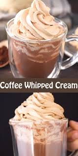 3 Ingredient Coffee Whipped Cream There Are So Many Uses For This Cakes Cupcakes Fruit Now You C Kochen Und Backen Einfacher Nachtisch Essen Und Trinken