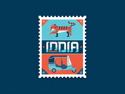 Kuvahaun tulos haulle indian tuk tuk stamp