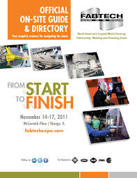 Browse through all company listings on industrynet. Fabtech 2011 Show Directory By Fabricators Manufacturers Association International Issuu
