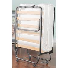 Linon Luxor Folding Rollaway Cot Sized Bed With 4 5 Memory Foam Mattress Walmart Com Foam Mattress Memory Foam Mattress Linon