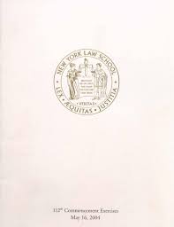 2004 Commencement Program by New York Law School Library