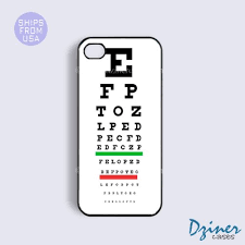 Iphone 6 Tough Case 4 7 Inch Model Eye Test Chart Iphone