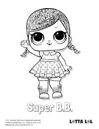 Sleepy bones lol doll coloring page to print. Super Bb Glitter Coloring Page Lotta Lol Monster Coloring Pages Minion Coloring Pages Fnaf Coloring Pages