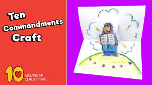 Ten Commandments Craft 10 Minutes Of Quality Time
