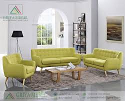 Sofa ruang tamu model baru. Set Sofa Tamu Retro 3 2 1 Meja Griya Mebel